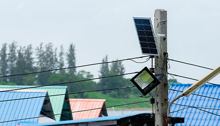 Solar Powered Flood Lights Specific Installation Precautions