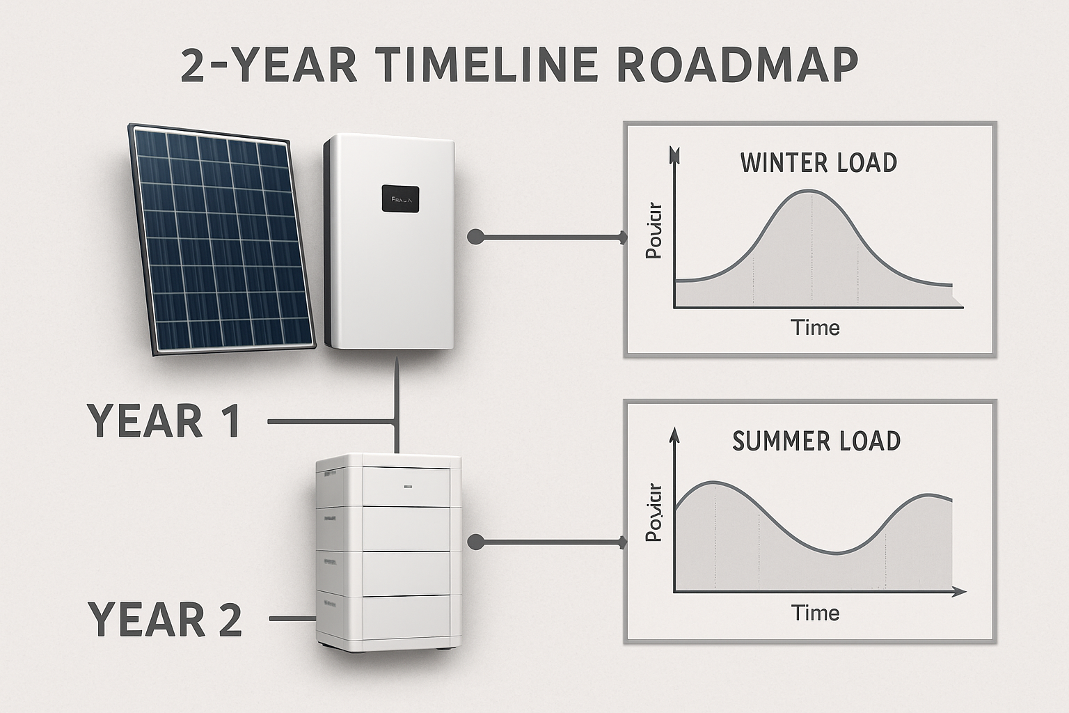 2-Year Roadmap to Balance Seasonal Loads in Off-Grid Homes