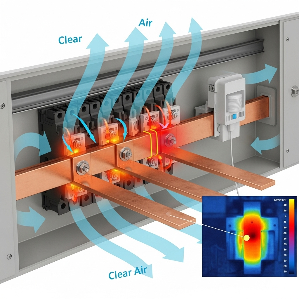 Stop Overheating: Thermal Derating for AC Busbars Explained