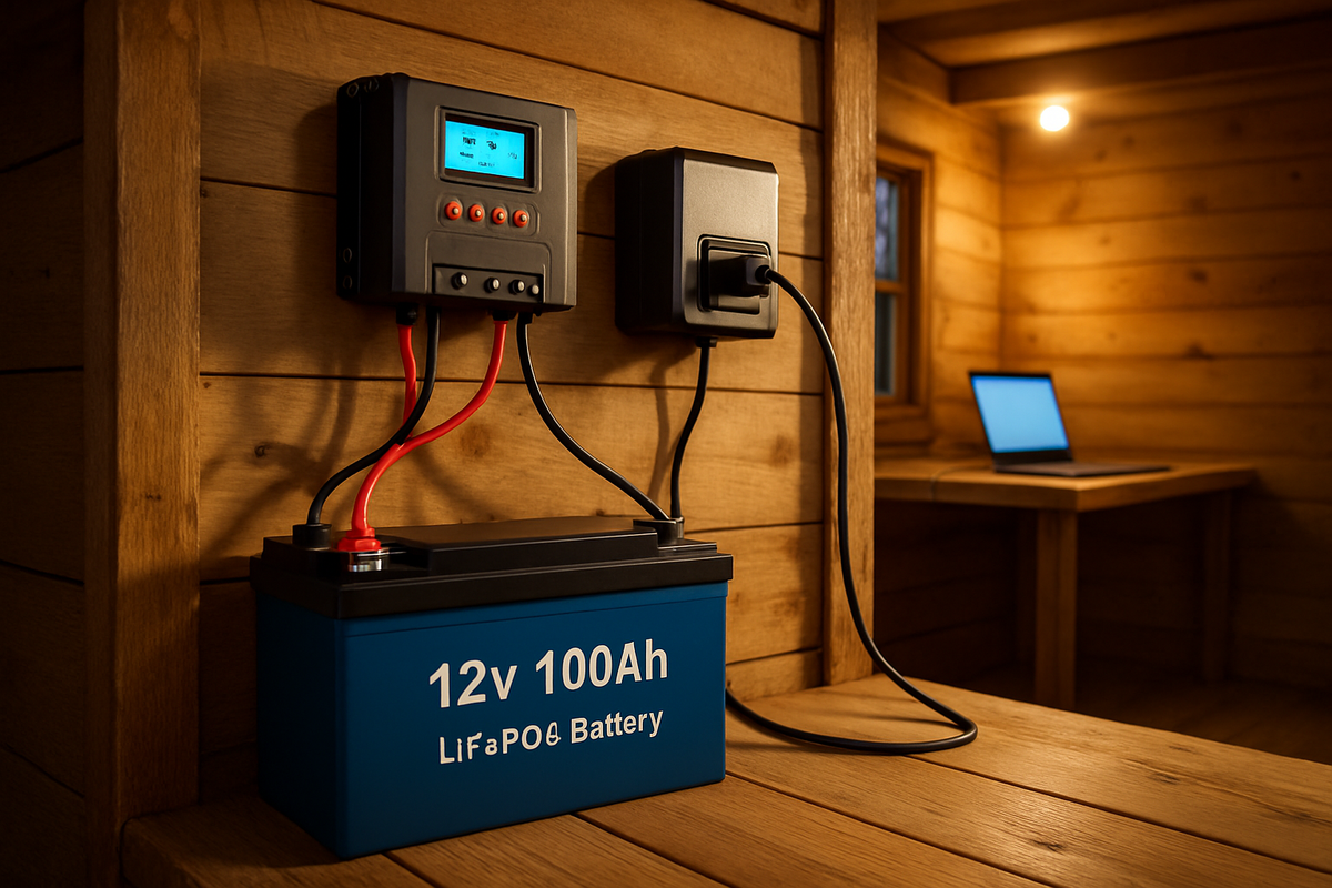 100Ah Lithium Ion Battery Solar Kit Guide | Anern
