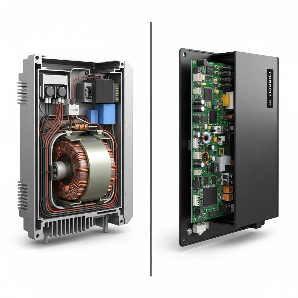 Transformerless vs Transformer Inverters: THD, Surge, Efficiency