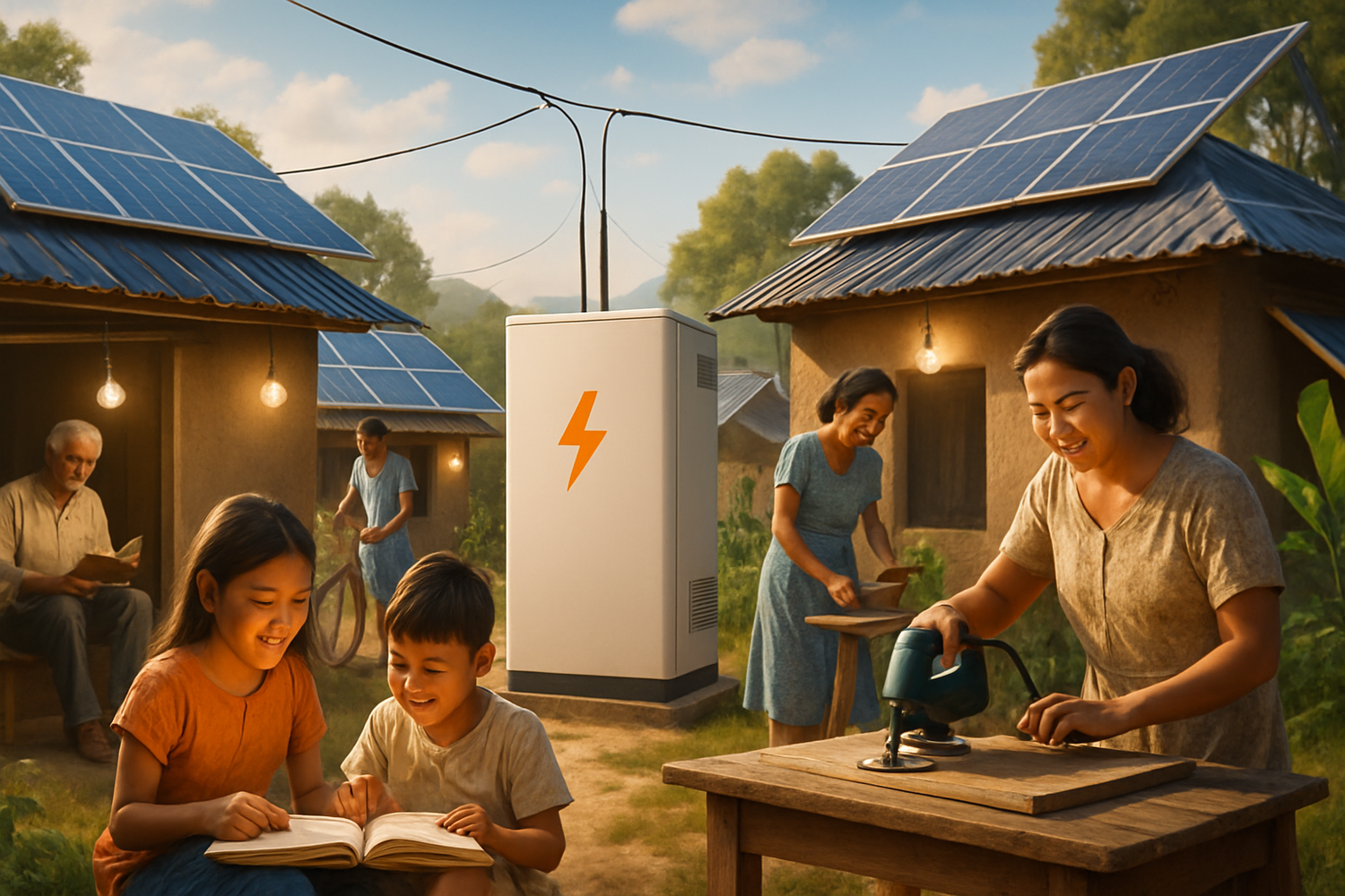 Data Brief: Jobs, Health and ROI from Village Solar Microgrids