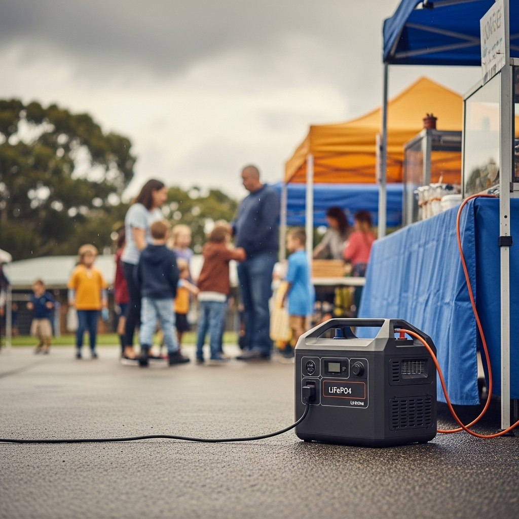Case Study: Safe LiFePO4 Powering a School Fair in the Rain