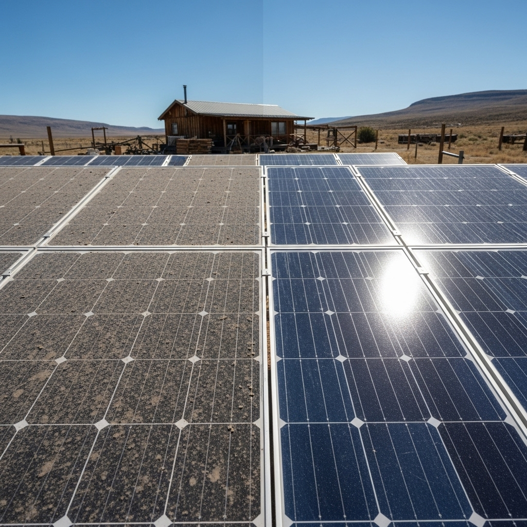 How Often Should You Clean Remote Off-Grid PV Arrays?