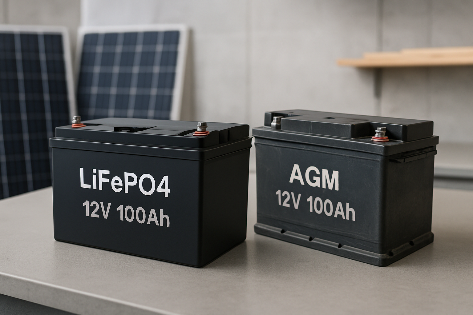 LiFePO4 vs. AGM: Which 12V 100Ah Battery Dominates in 2025?