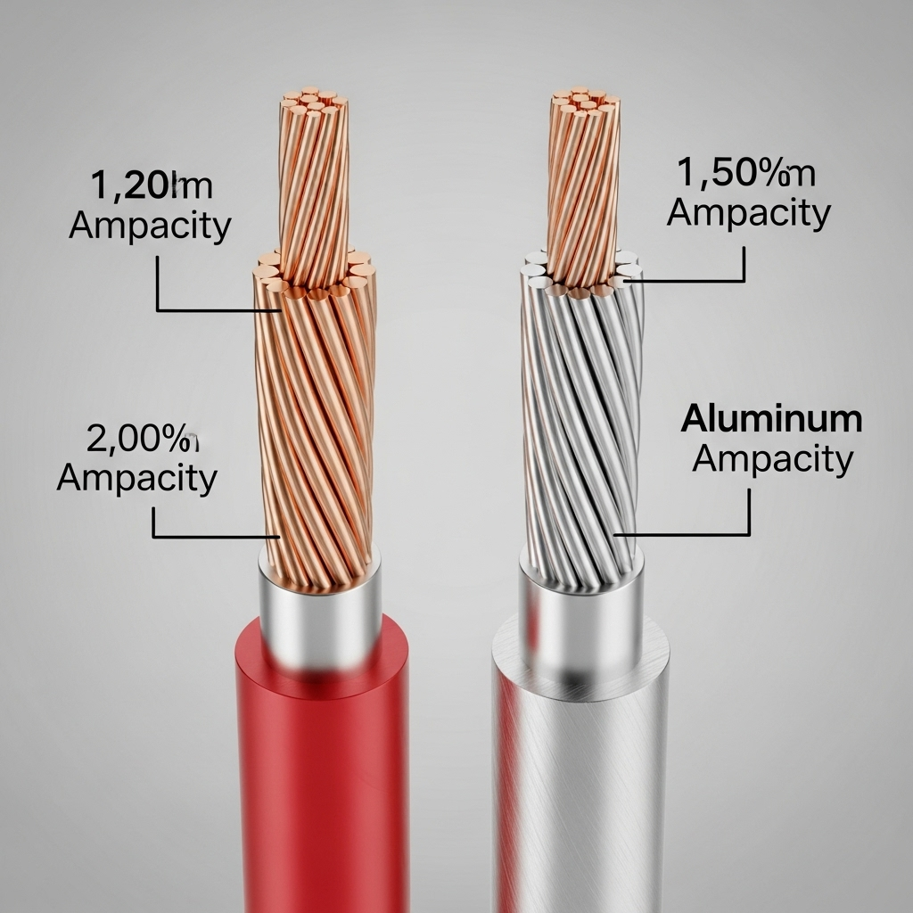 Copper vs Aluminum: Cost, Ampacity and Drop in Long Runs