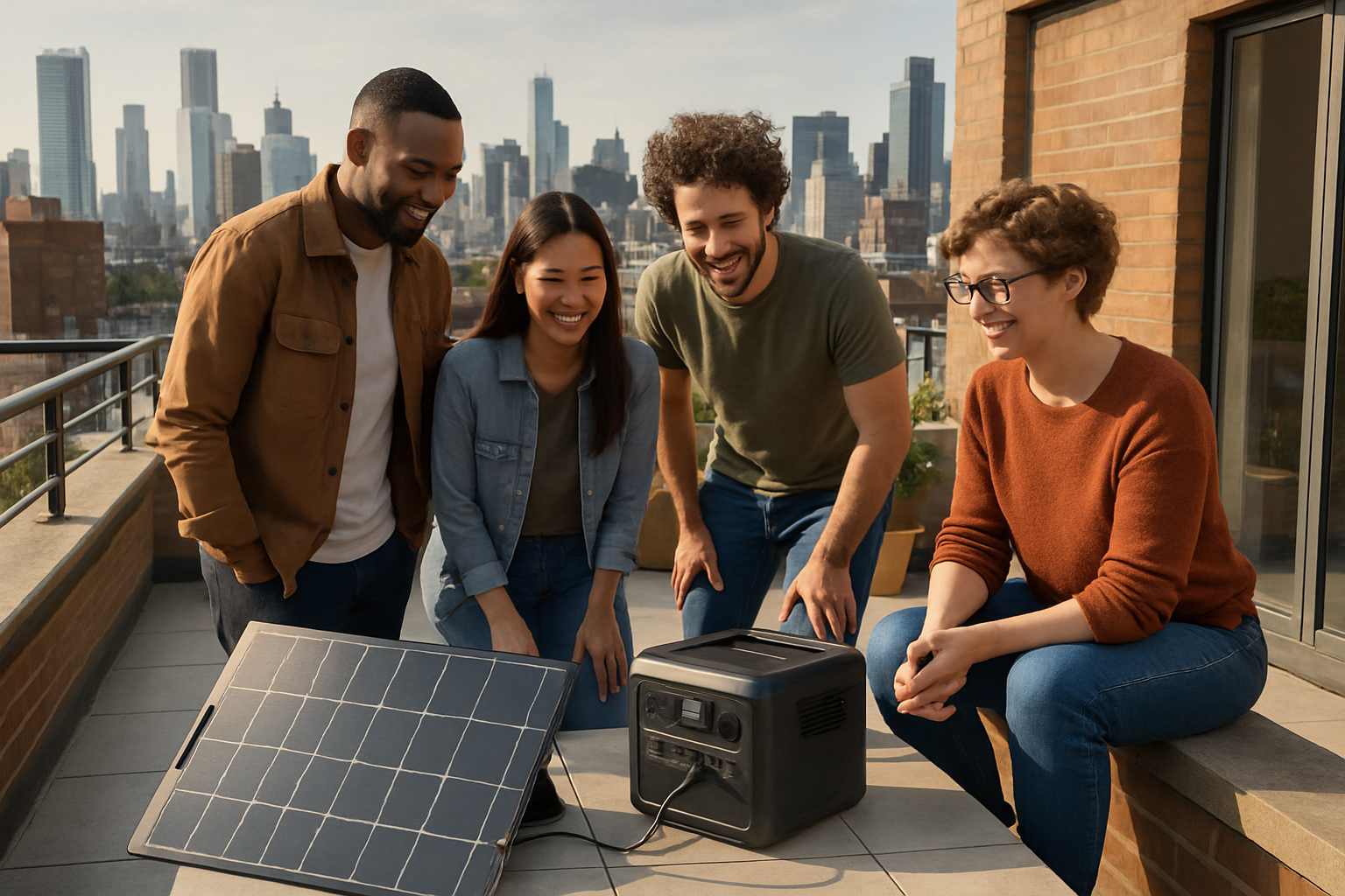 How city tenants get plug-and-play solar via community finance