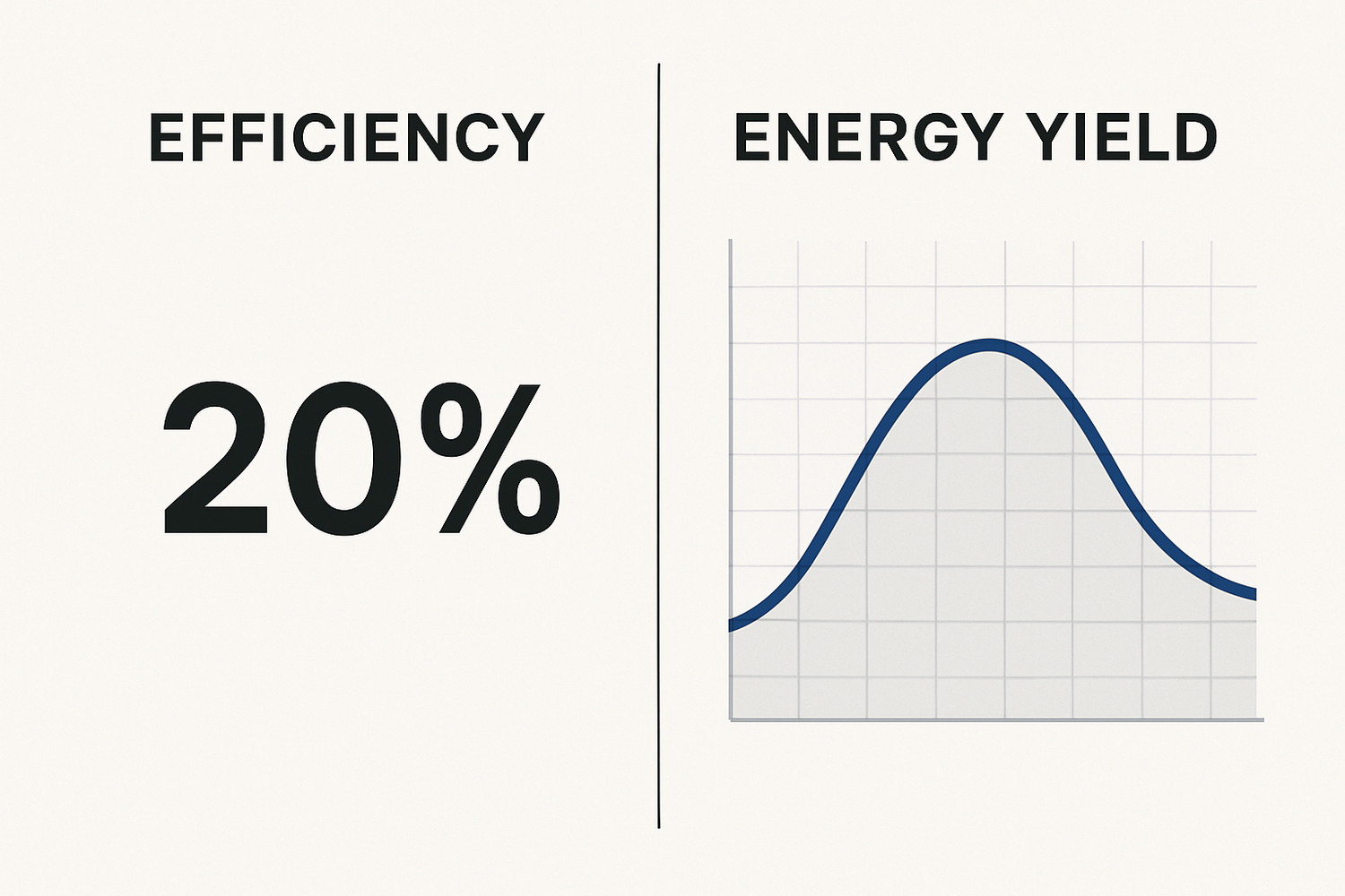 Energy yield vs efficiency: what matters for lifetime ROI
