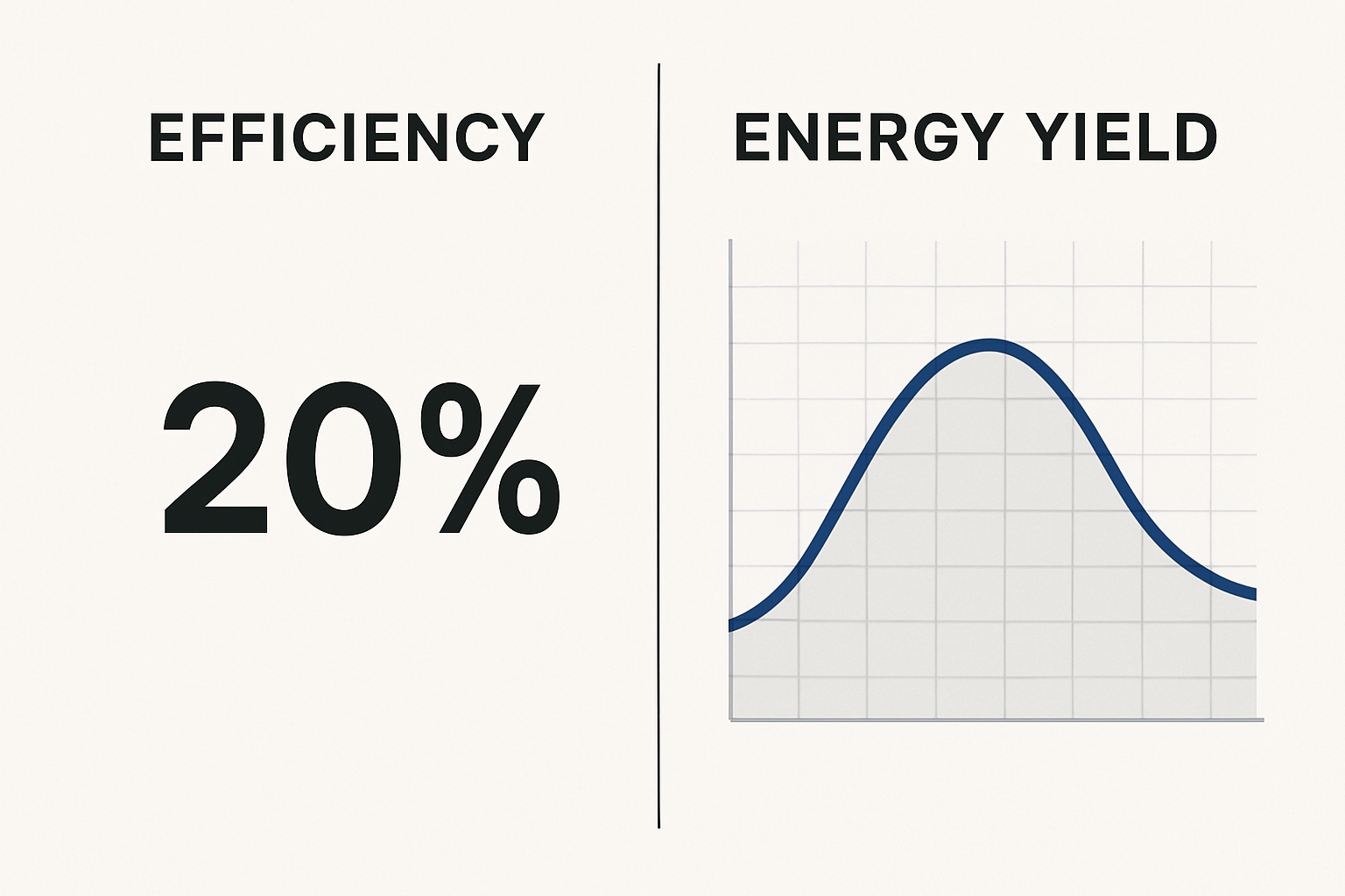 Energy yield vs efficiency: what matters for lifetime ROI