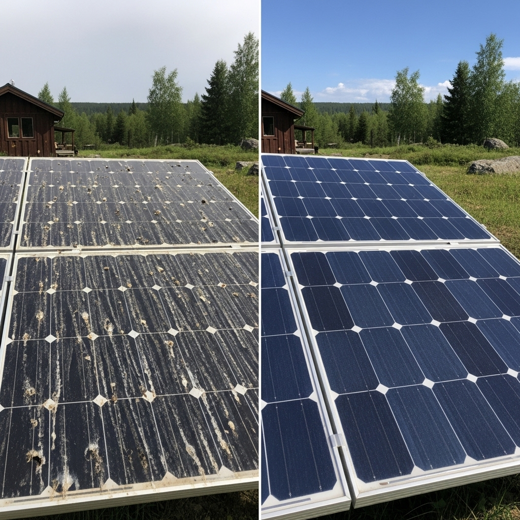 Myth vs Reality: Rain Keeps Off-Grid Panels Clean Enough?