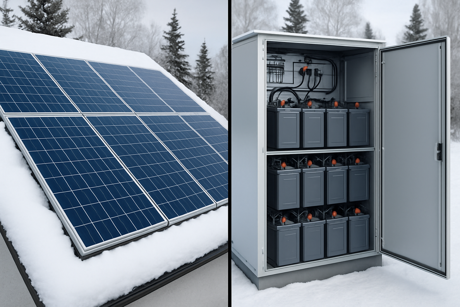 Oversizing PV vs Adding Batteries: What Works in Winter?