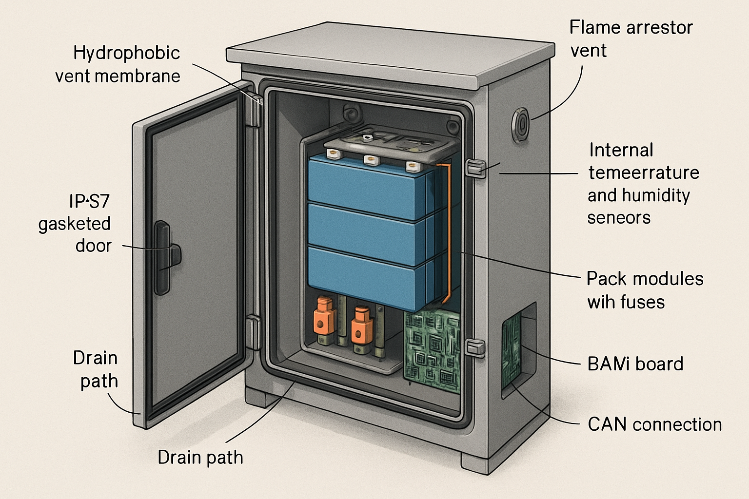 Stop Battery Fires: Weatherproof Enclosures and Smart BMS Tactics
