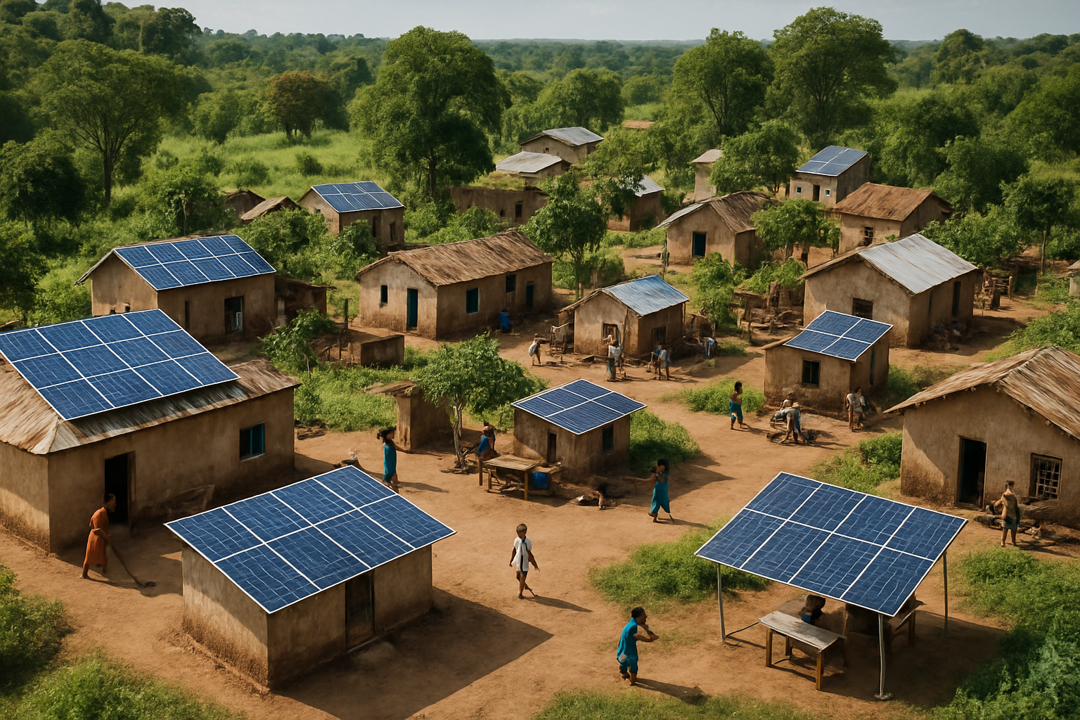 Roadmap to SDG7: Decentralized Solar for Last-Mile Villages