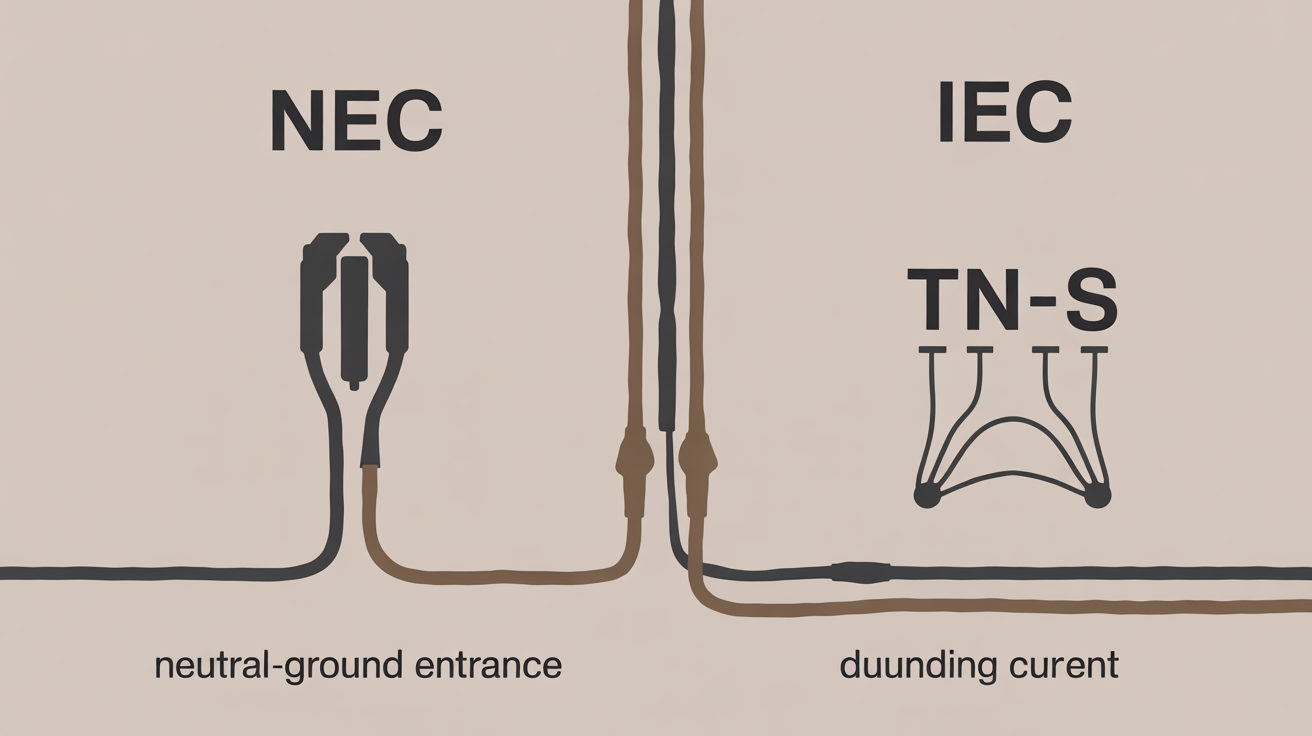Decoding NEC equipment grounding and IEC protective earth