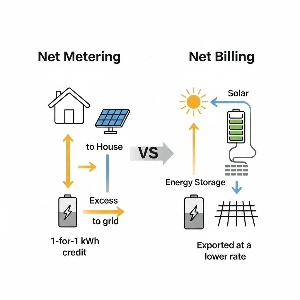 Net Billing & Export Compensation Rules