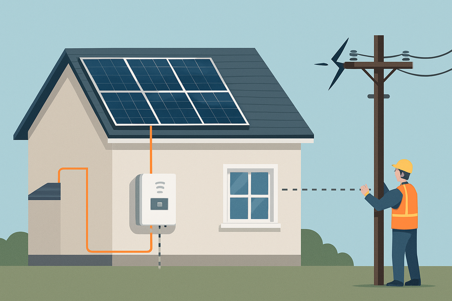 Myth vs reality: can grid-tied inverters run in outages safely?