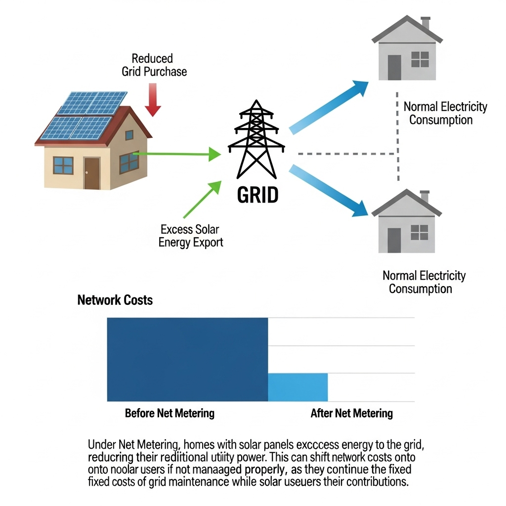 Are Net Metering Credits Fair? Rethinking Network Cost Recovery