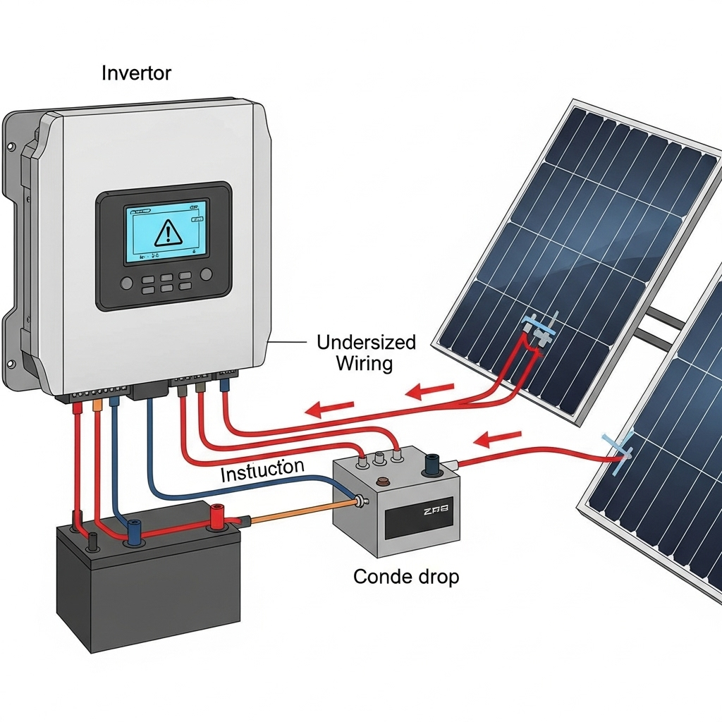7 Conductor Sizing Mistakes That Nuisance-Trip Inverters