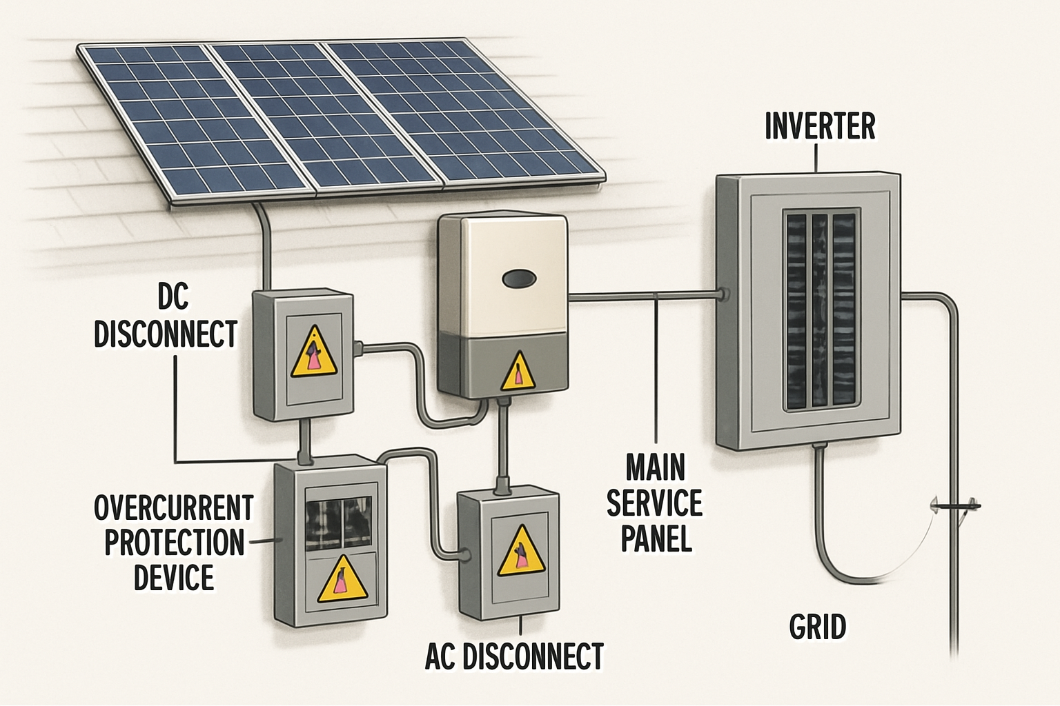 Safety First: DC-AC Disconnects and Overcurrent Protection