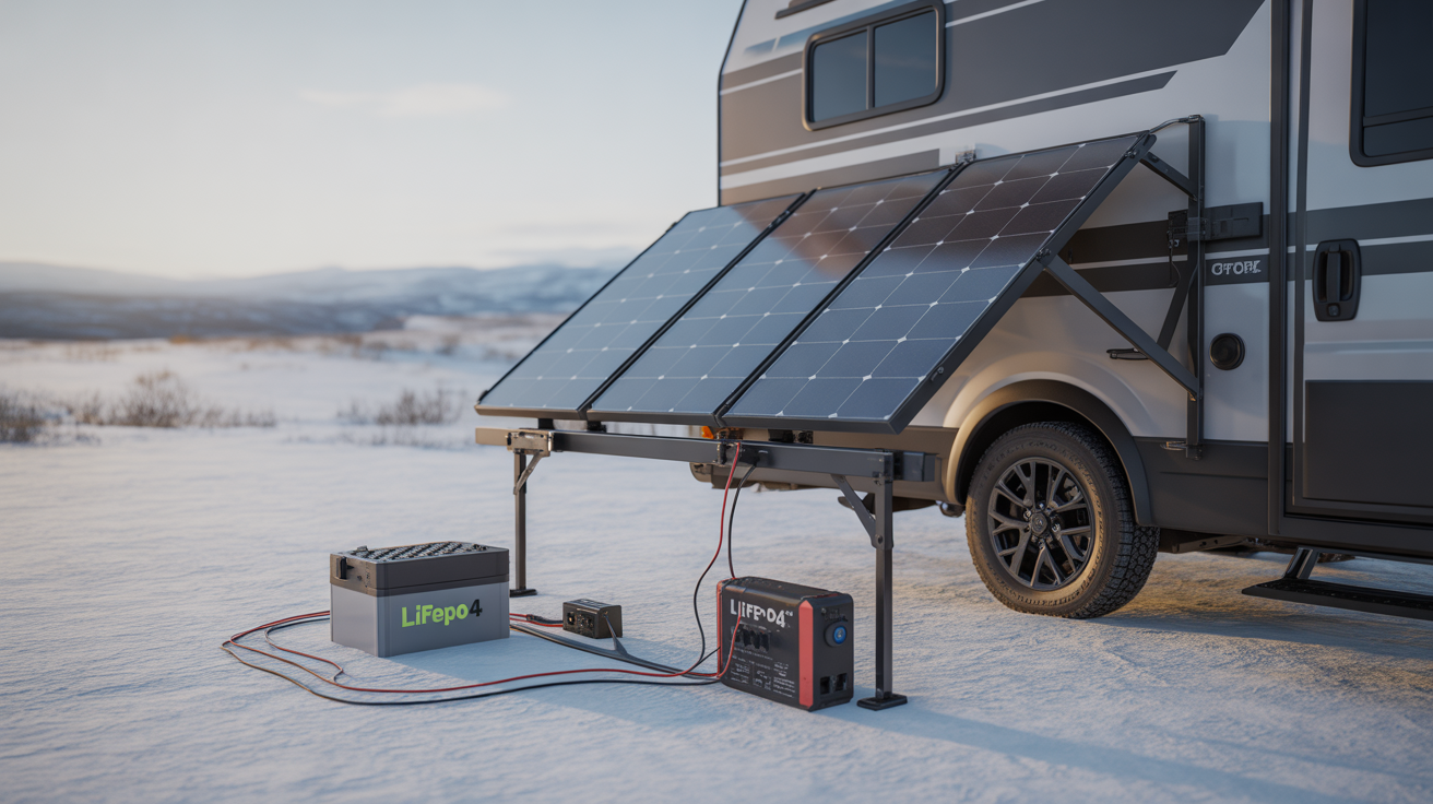 Case Study: 12V RV Solar for Winter Boondocking, Data Inside