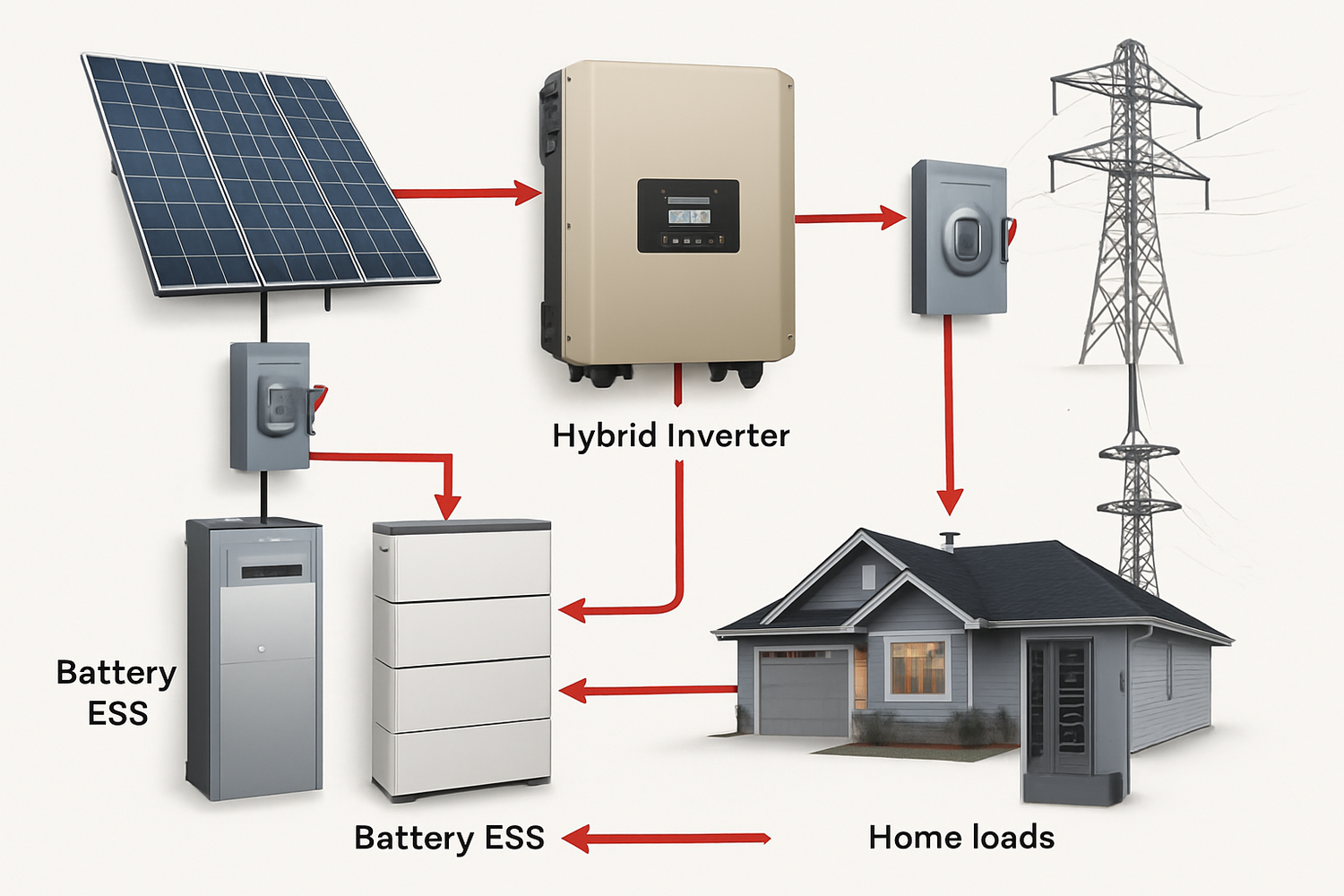 Hybrid inverter + ESS interconnection: what utilities require now