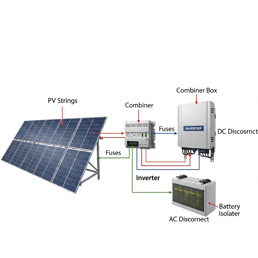 Combiner Boxes, Isolators, Disconnects
