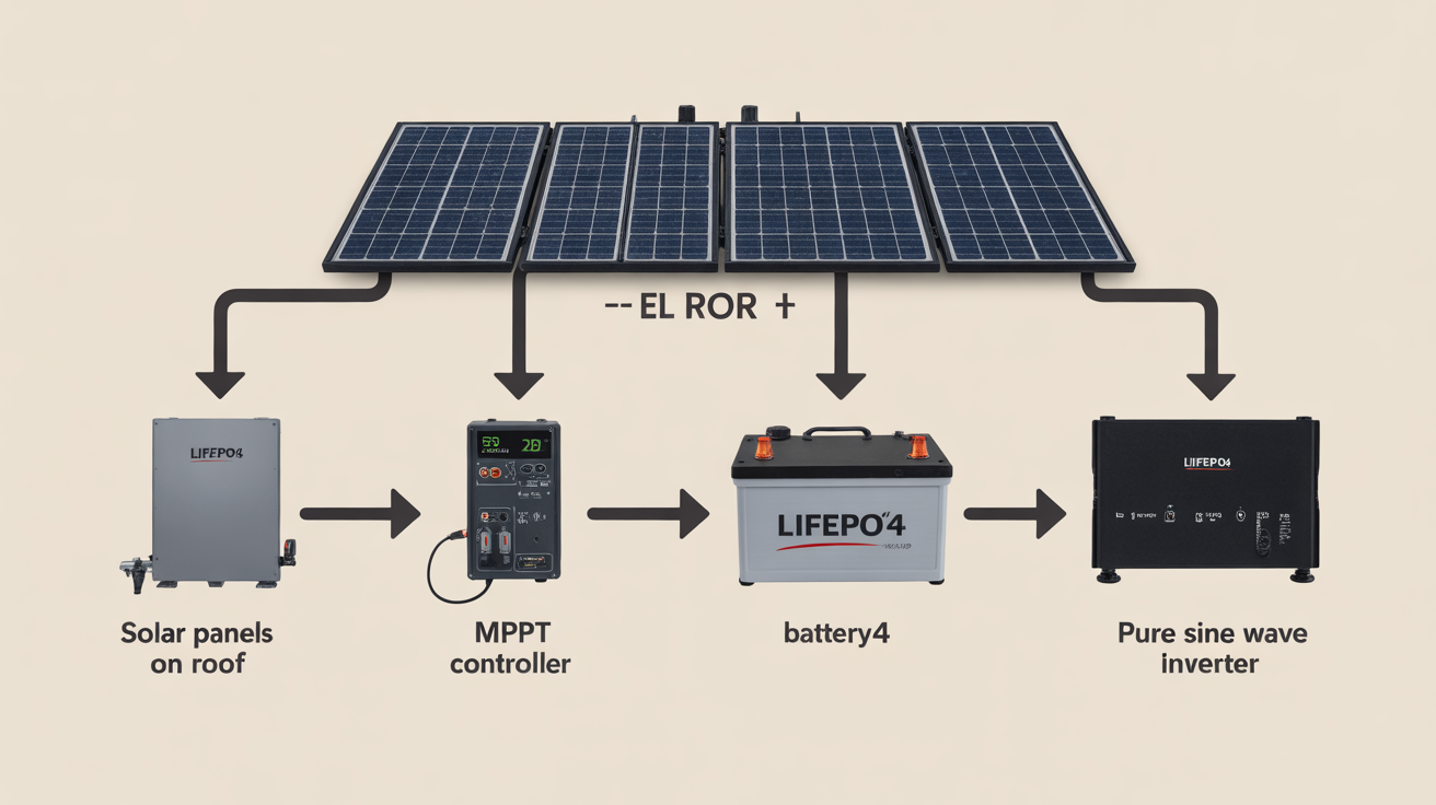 How to Right-Size RV 12V Solar: MPPT, LiFePO4, Inverter