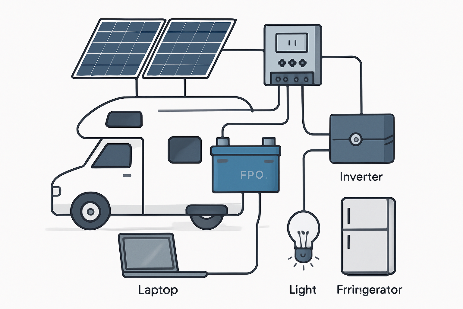 RV Home Battery Storage: Complete Solar Guide - Anern
