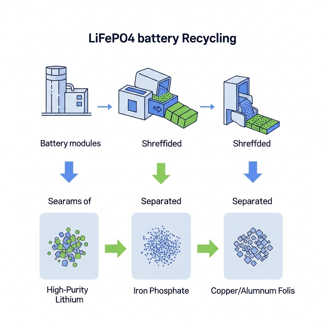 Myth vs reality in LiFePO4 recycling and fire risk claims
