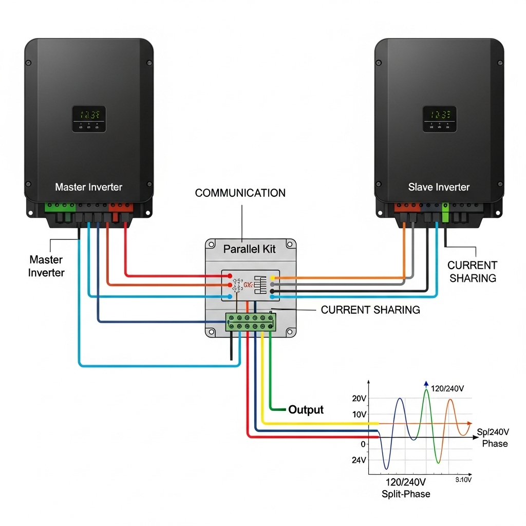 Tool review: split‑phase hybrid inverters with parallel kits