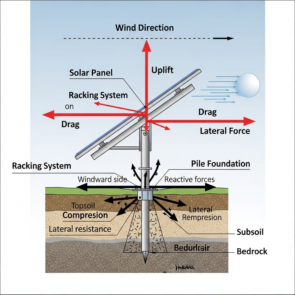 How to Select Solar Pile Foundations by Soil and Wind