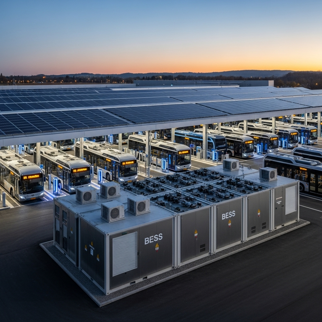 Blueprint for Transport-Energy Planning: Buses, Chargers, NWA