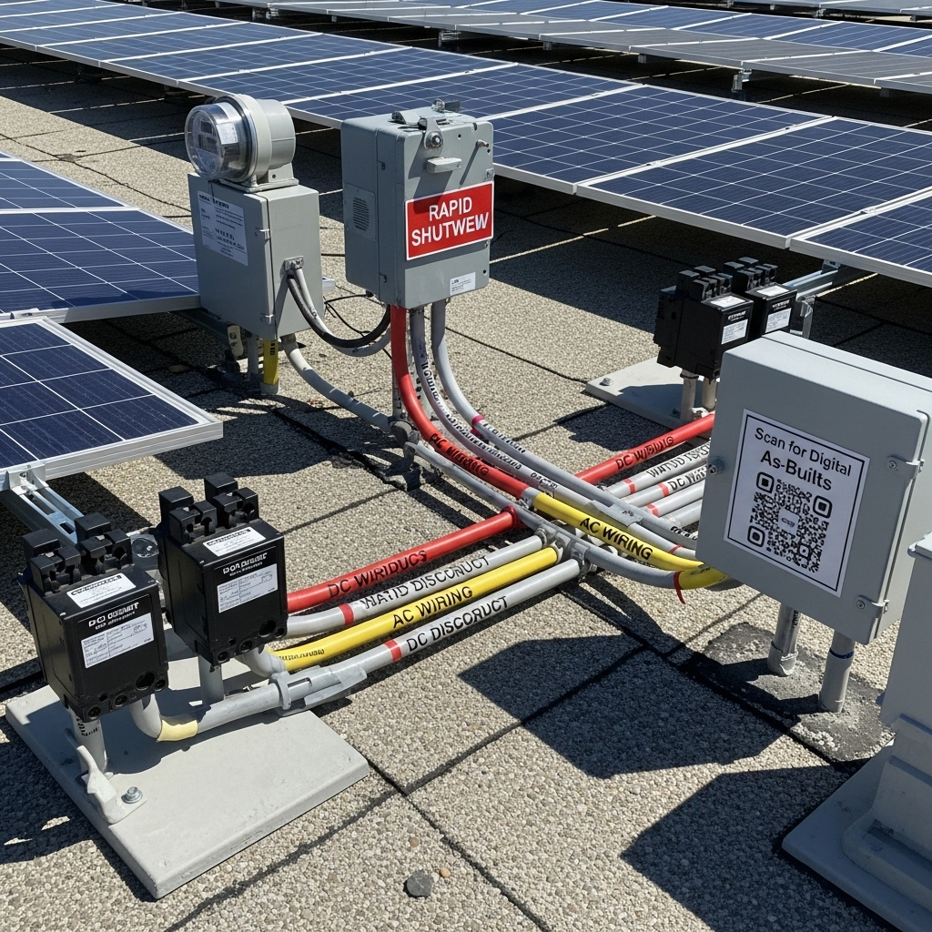 Installer Checklist: NEC PV Labels, Placards, and As-Builts