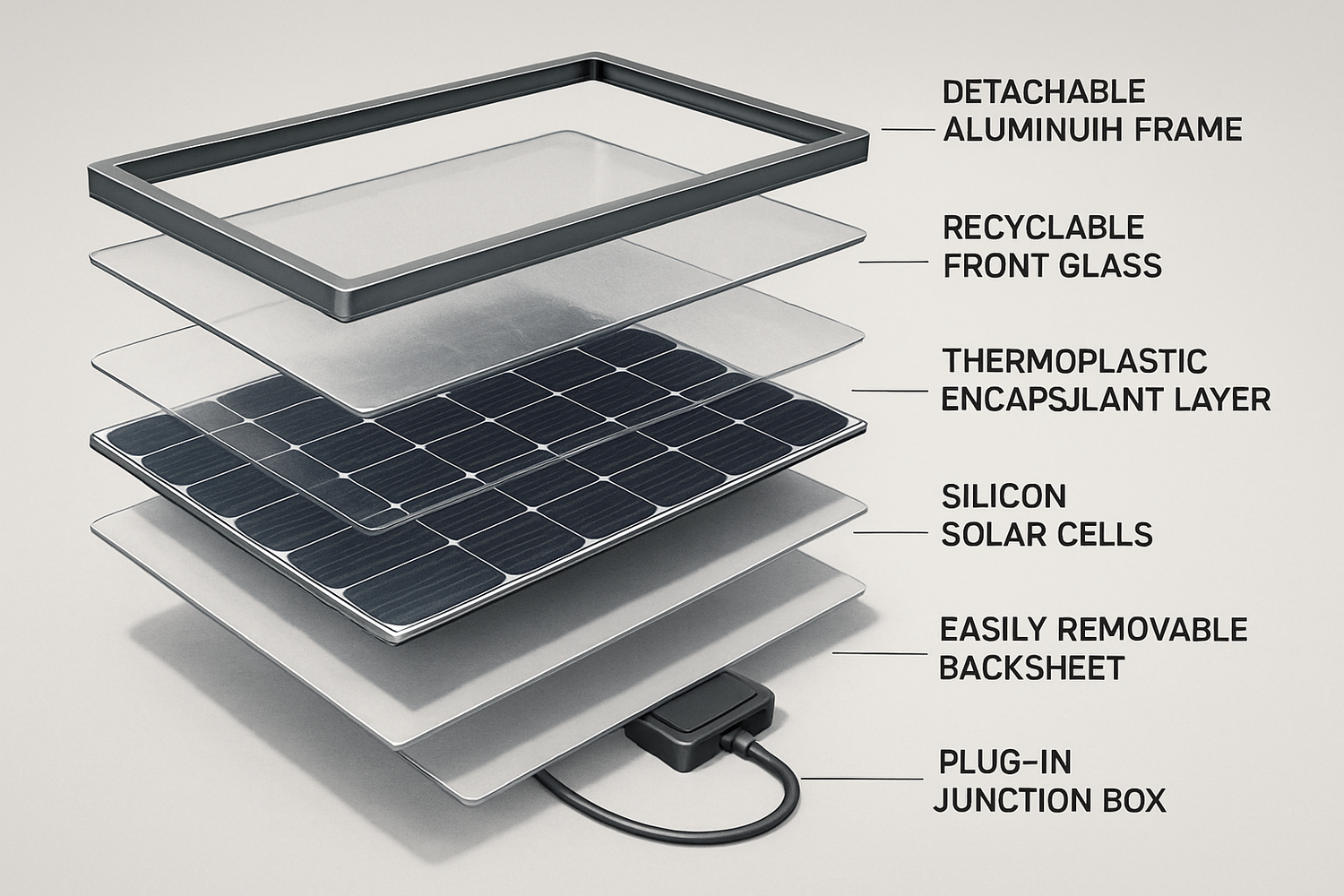 Design for Disassembly: Circular-Ready Solar Module Guide