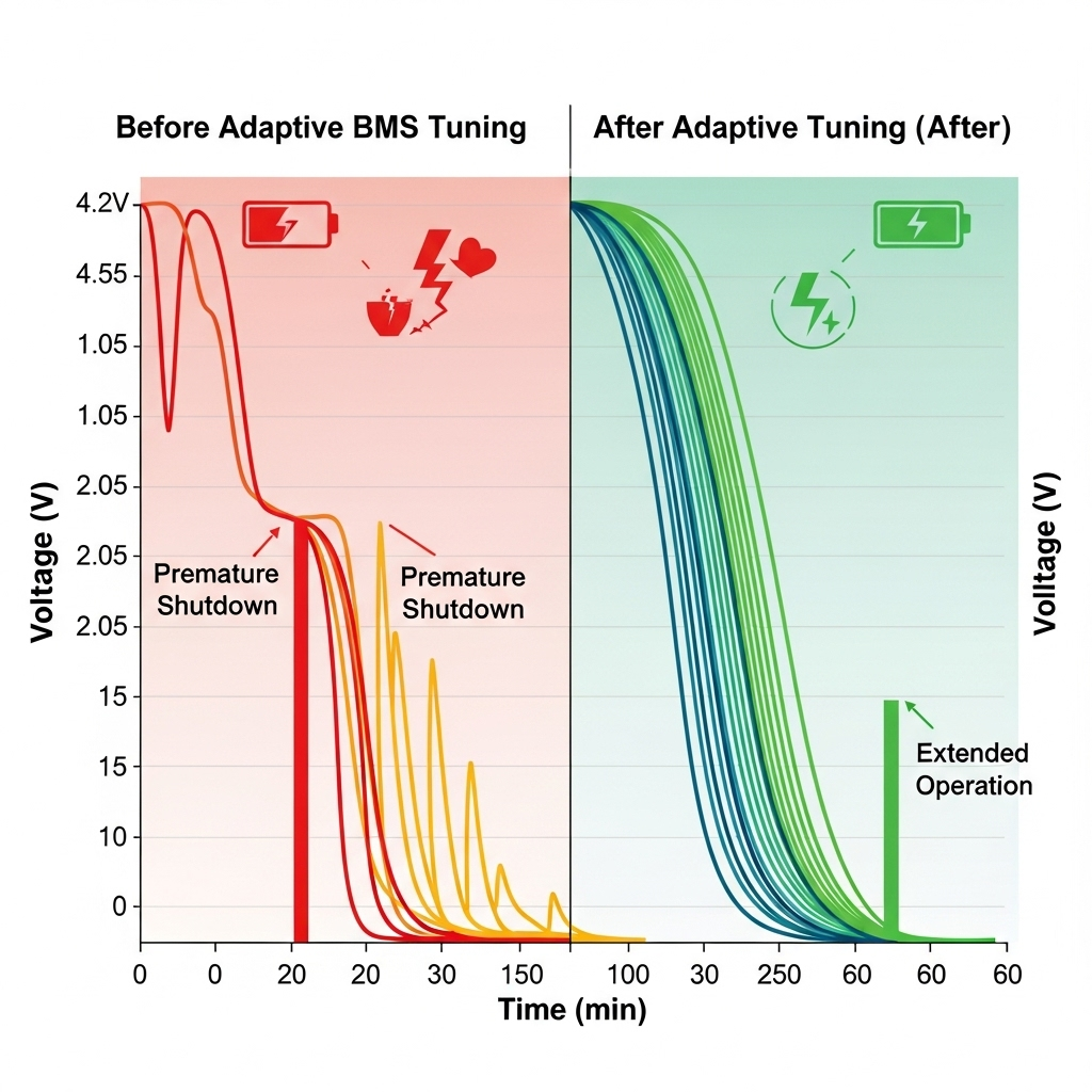 Case study: adaptive BMS tuning reduced backup outages