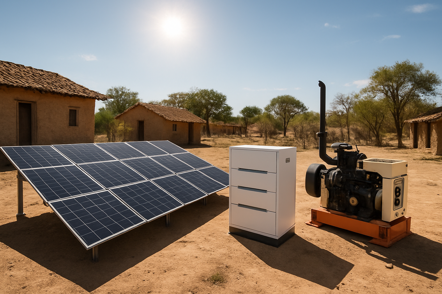 Diesel vs Hybrid PV-Diesel: Cut Fuel Costs in Rural Microgrids