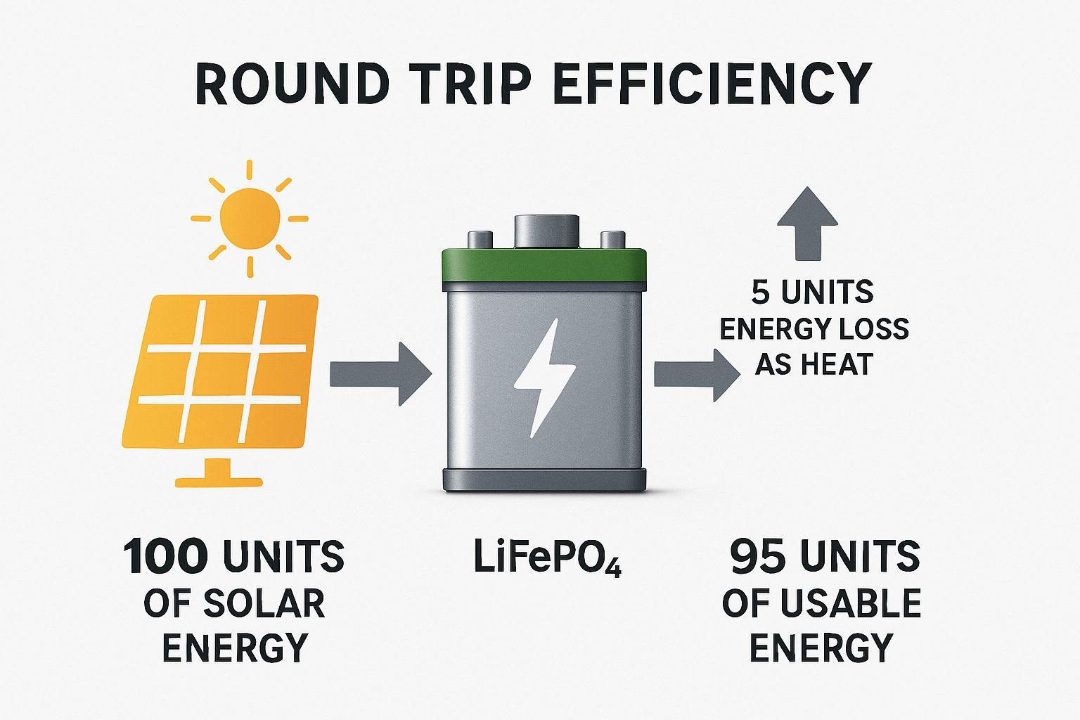Lithium Battery Efficiency Myths vs. Reality for Solar