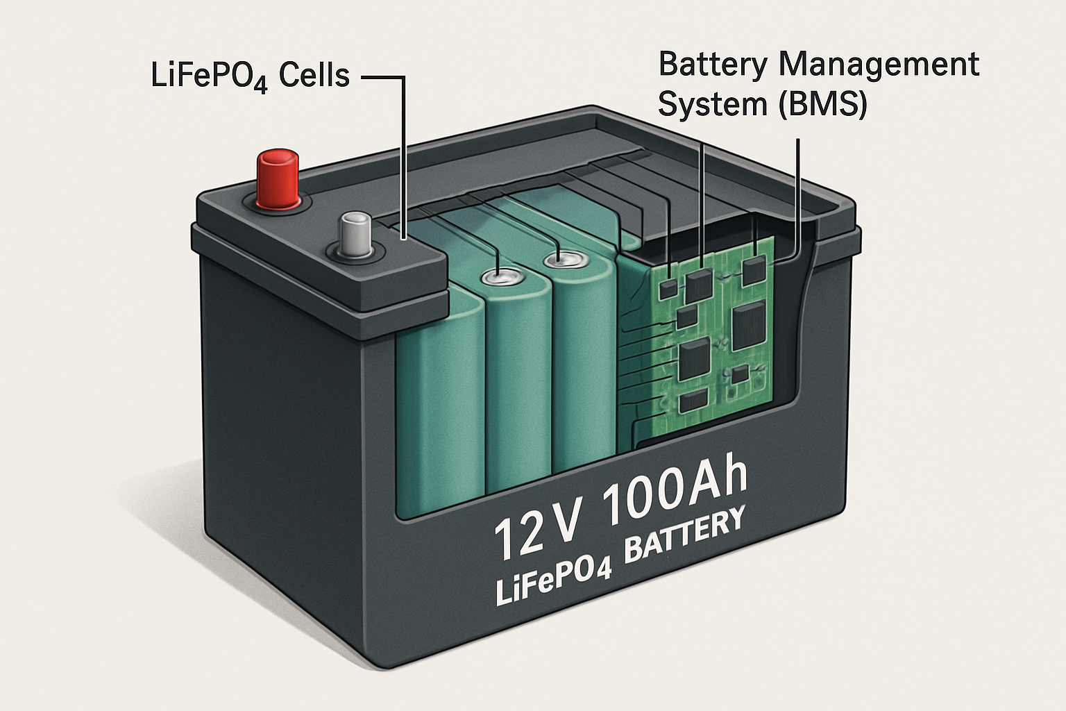 What Is the Real-World Lifespan of a 12V 100Ah LiFePO4 Battery?