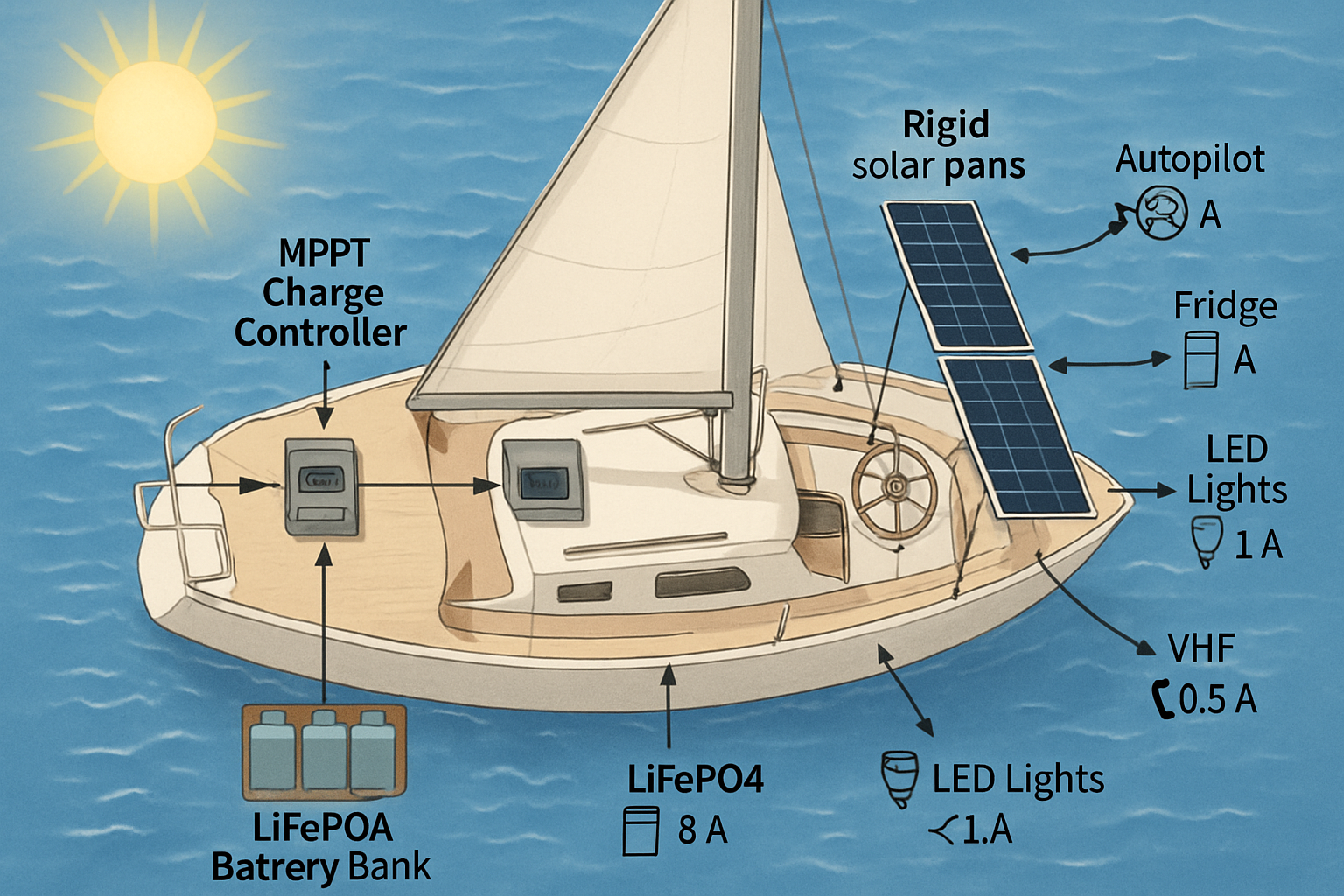 Can Solar Really Run Boat Electronics? What Works and What Fails