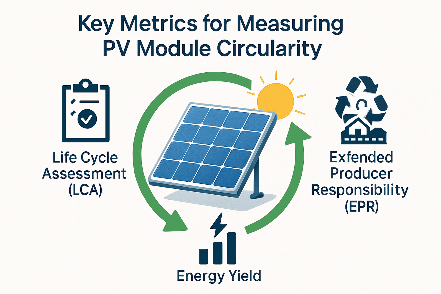 How to Measure PV Module Circularity: LCA, EPR, Yield