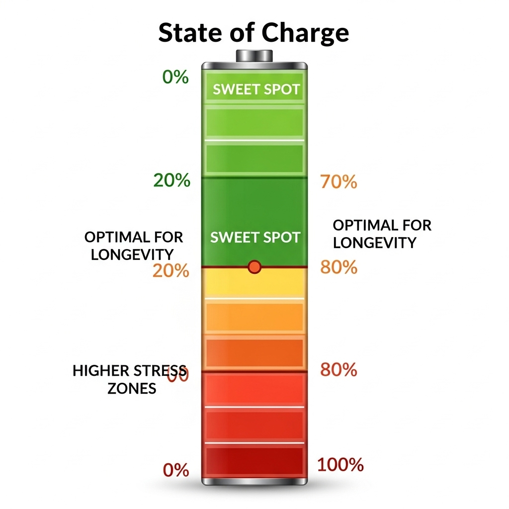 Daily SOC Windows for Longevity
