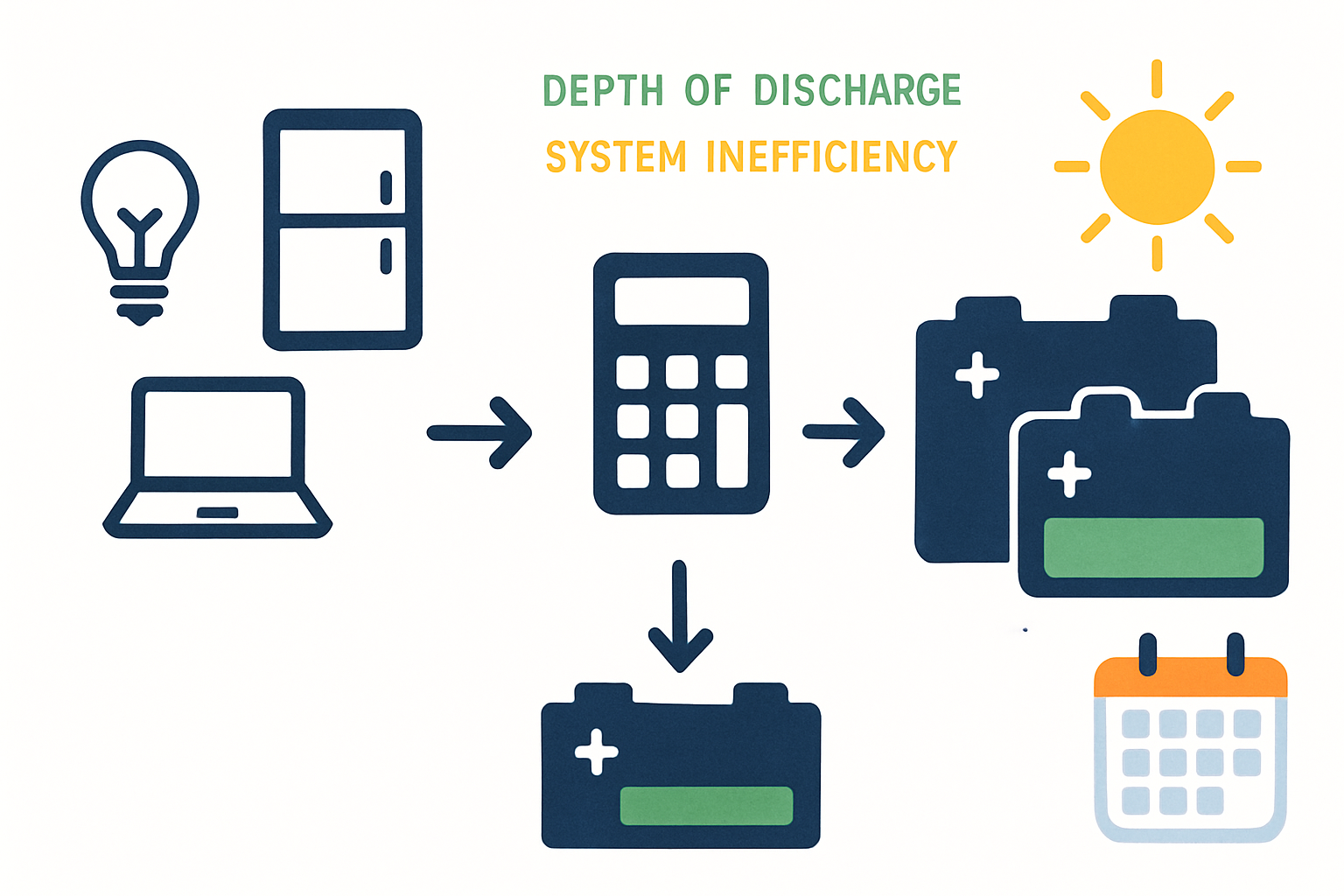 The Off-Grid Solar Battery Sizing Calculator You Need