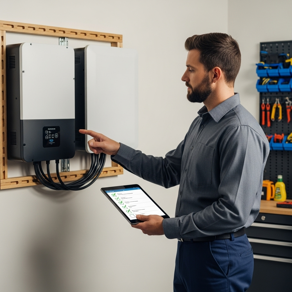 Installer checklist to align UL9540 with NFPA 855 and local AHJ