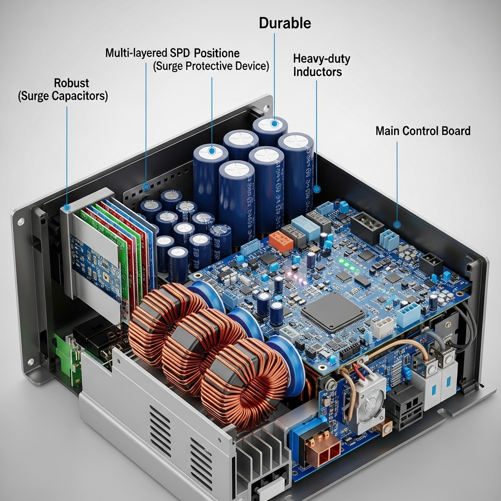 Blueprint for Low-THD Solar Inverters with Surge Immunity
