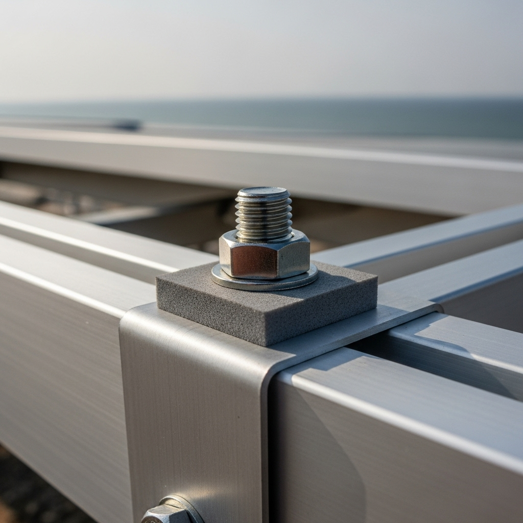 Case Study: Coastal PV Racking Saved by Isolation Pads