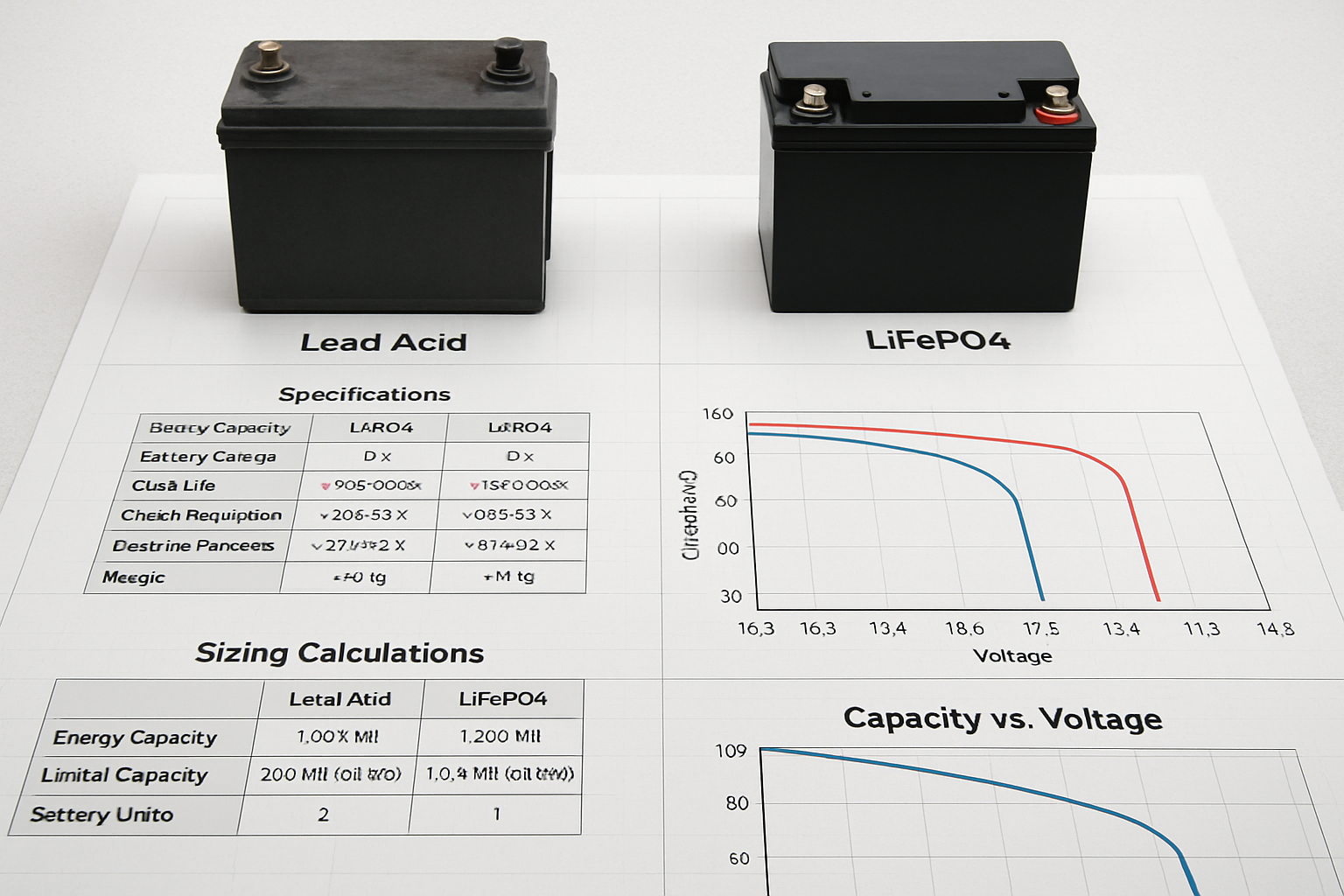 Lead-acid vs LiFePO4: Off-grid battery sizing that actually works