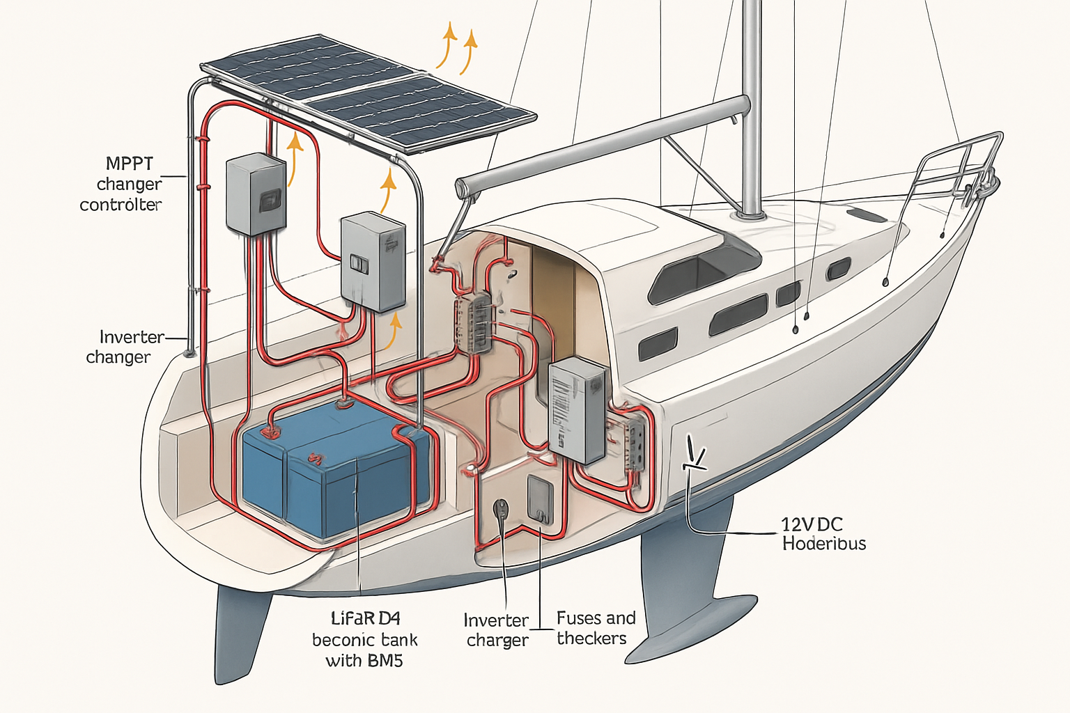 The Ultimate Marine Solar Blueprint: Panels, Inverters, LiFePO4