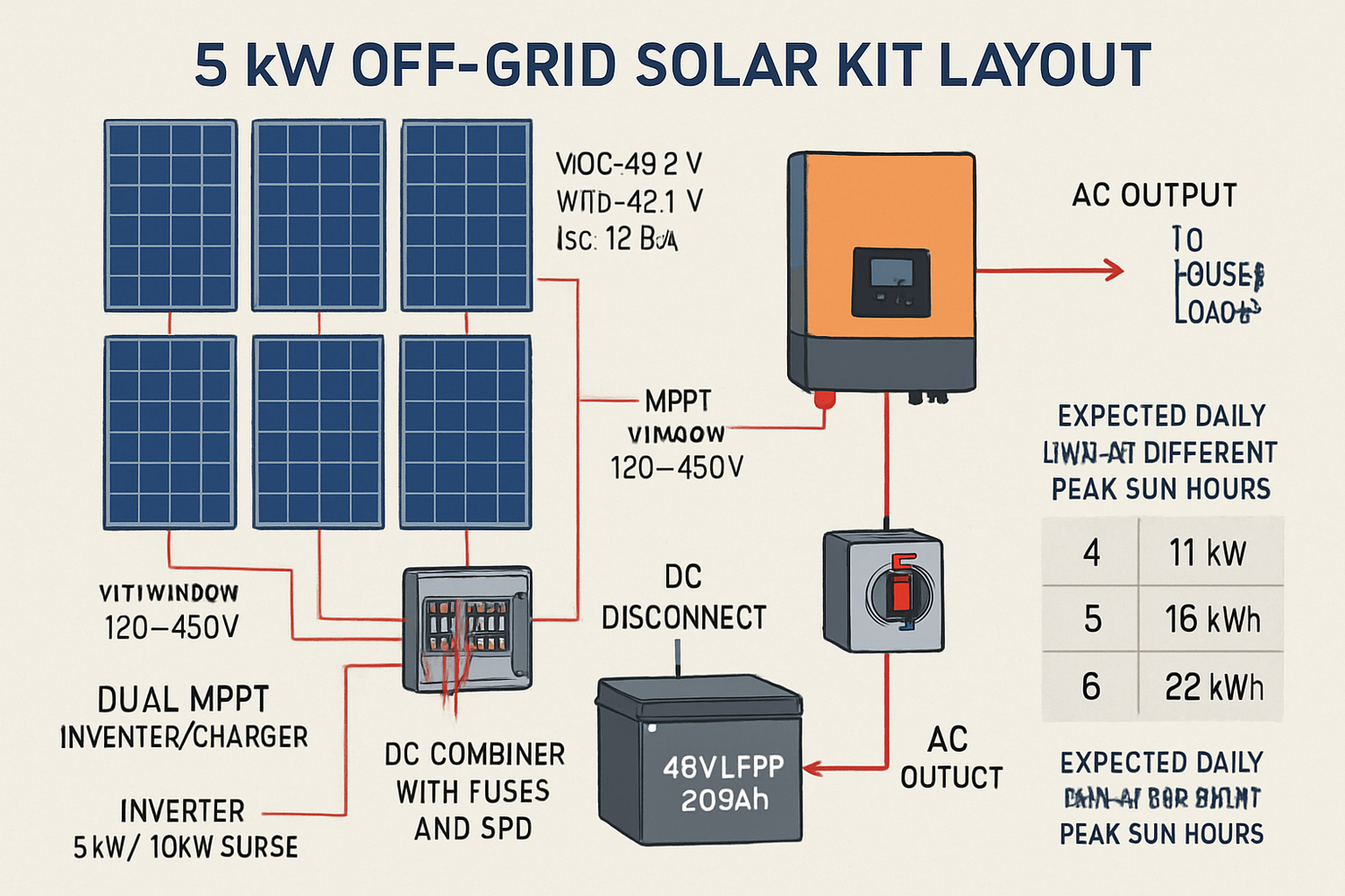 Case Study: Decoding a 5 kW Off-Grid Kit Label Line by Line