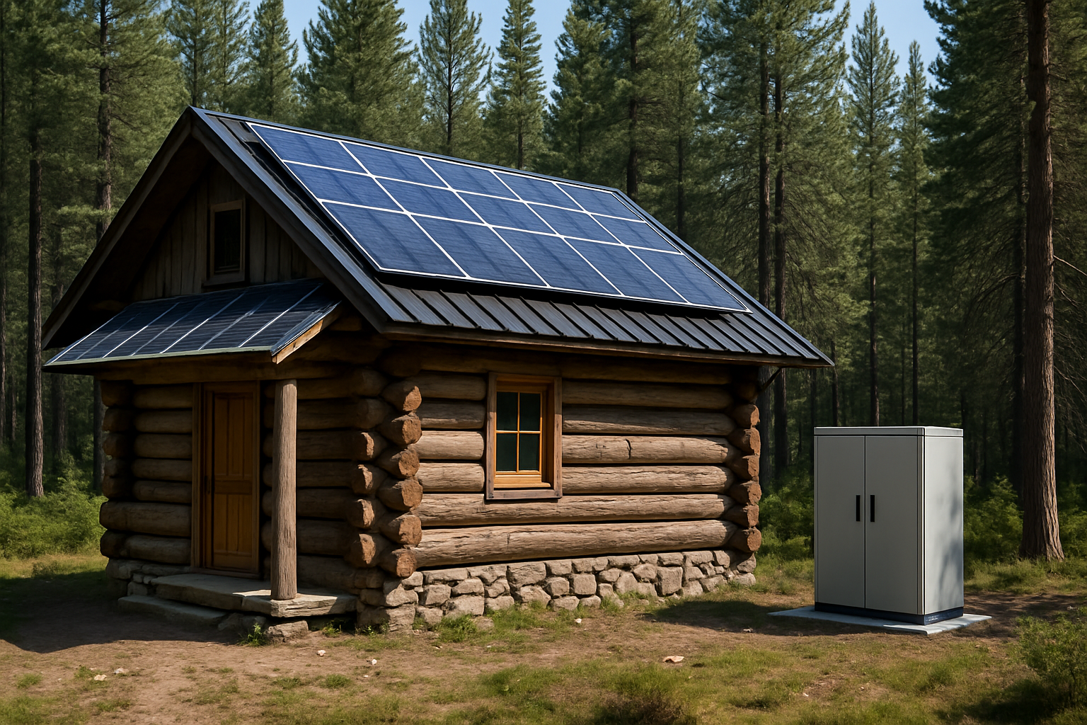 Case Study: Off-Grid Cabin Battery Pack or Gas Genset?