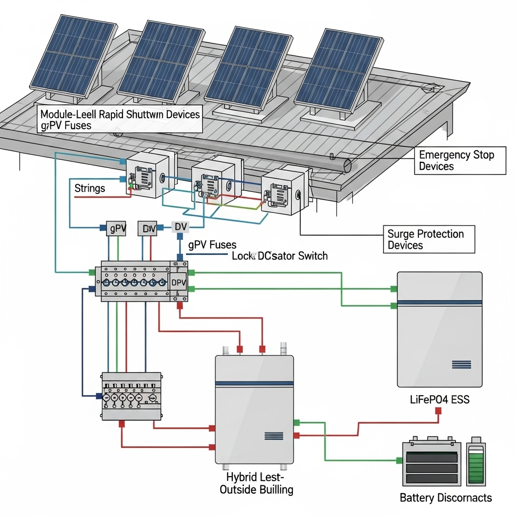 Blueprint: rapid shutdown, combiner isolation, code compliance